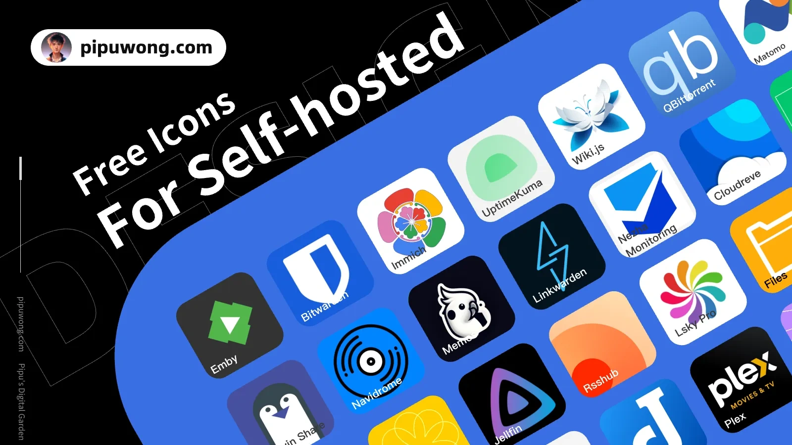 Free Icons for Self hosted App